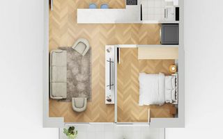 apartament 1 camera lakefield A3.2 - Schiță 1