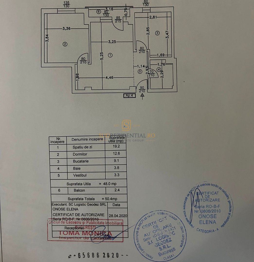 Apartament 2 camere - Luica, Grand Arena Mall, Comision 0% - Schiță 7