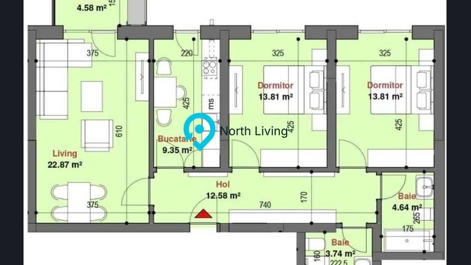 Apartament 3 camere – Exigent Plaza | Lujerului | Complex modern - Poză 8