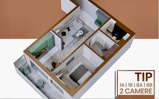 Vânzare apartament cu 2 camere în Complexul Rezidențial Copou Garden - Poză 4