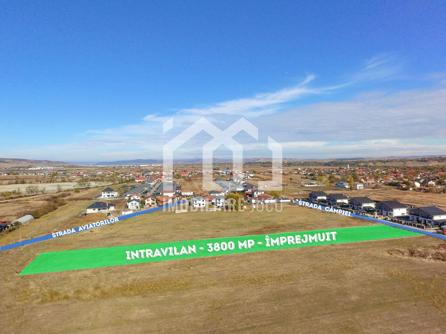 Teren intravilan 3800 mp Jucu de Mijloc | Str. Câmpiei | Dezvoltare - Poză 1