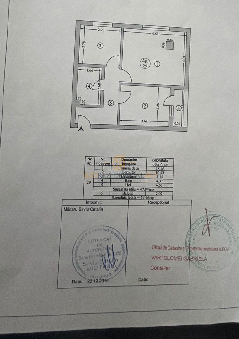 Apartament 2 camere - metrou Dimitrie Leonida, loc de parcare inclus - Schiță 8