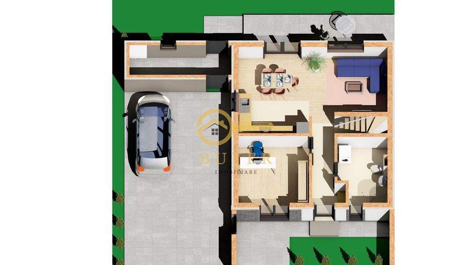 Casa single cu carport in Selimbar- zona primariei - Poză 3