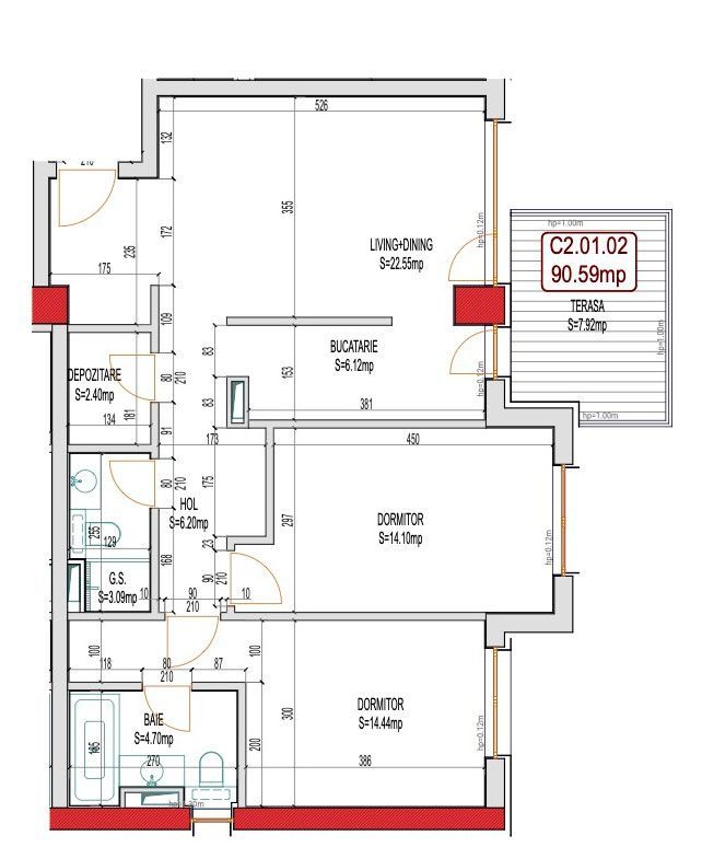 Apartament 3 camere | Finalizat | Porche Pipera - Poză 8