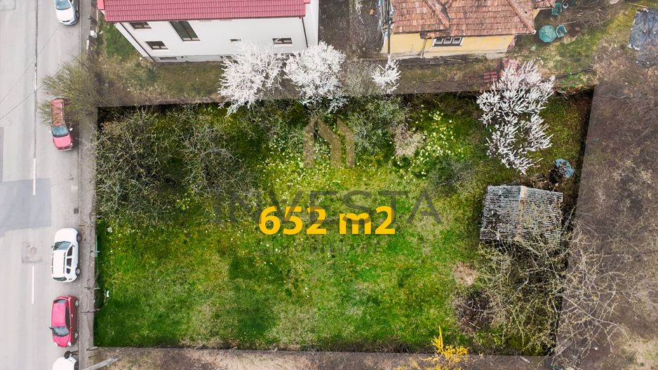 Exclusivitate! Oportunitate rara! Teren exclusivist! 652 mp front 19! - Poză 2