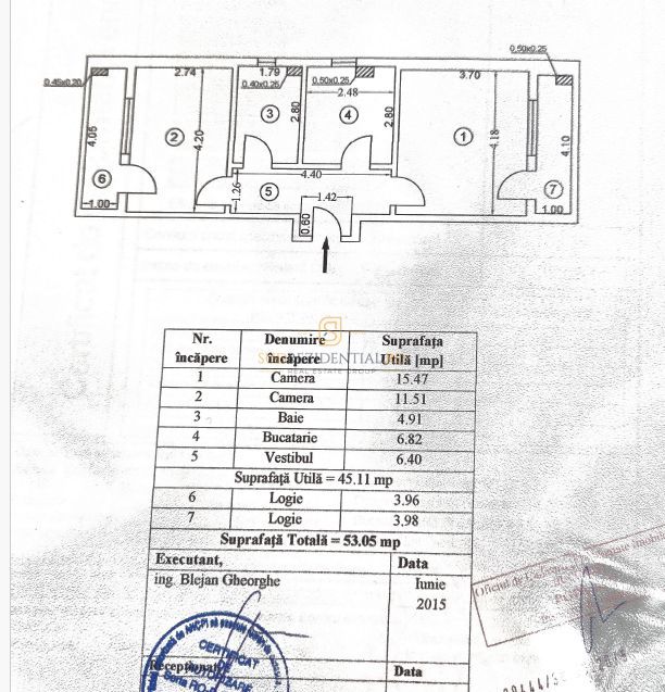Apartament 2 camere decomandat,mobilat utilat | Metalurgiei comision 0 - Schiță 8