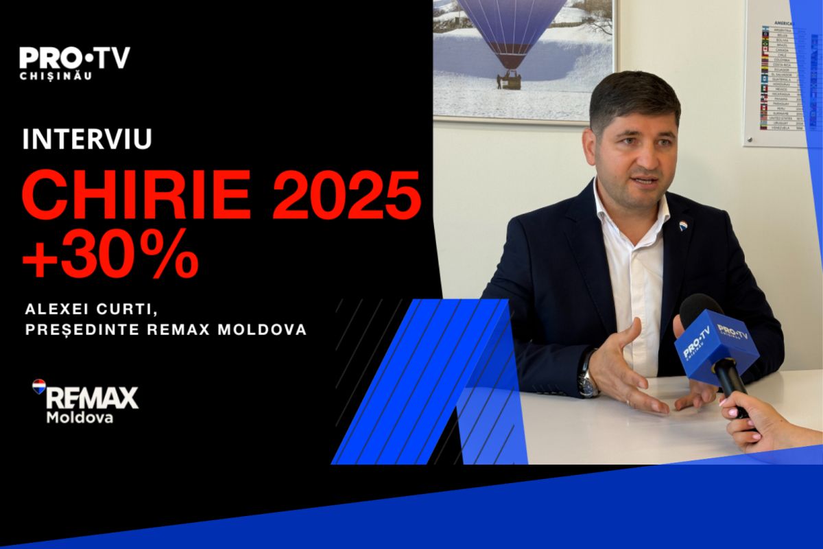 Chirii 2025 în Chișinău: cerere mare, prețuri în creștere și soluții RE/MAX Moldova