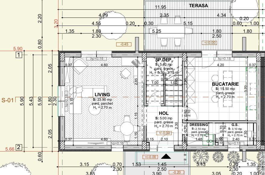 vila 5cam-indiv la calcan-perete propriu/centru Popesti Leordeni - Poză 6