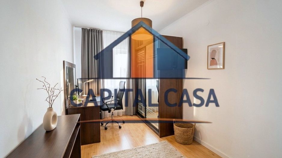 Apartament mobilat și utilat, 3 camere, centrală proprie - Poză 4