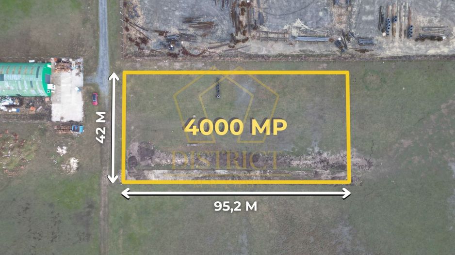 Teren industrial 4.000 mp, parcelabil, POT 80% I Săcălaz - Poză 2