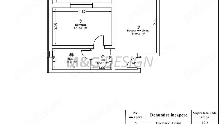 Apartament 2 camere  Giroc  parter cu tersa - Poză 2