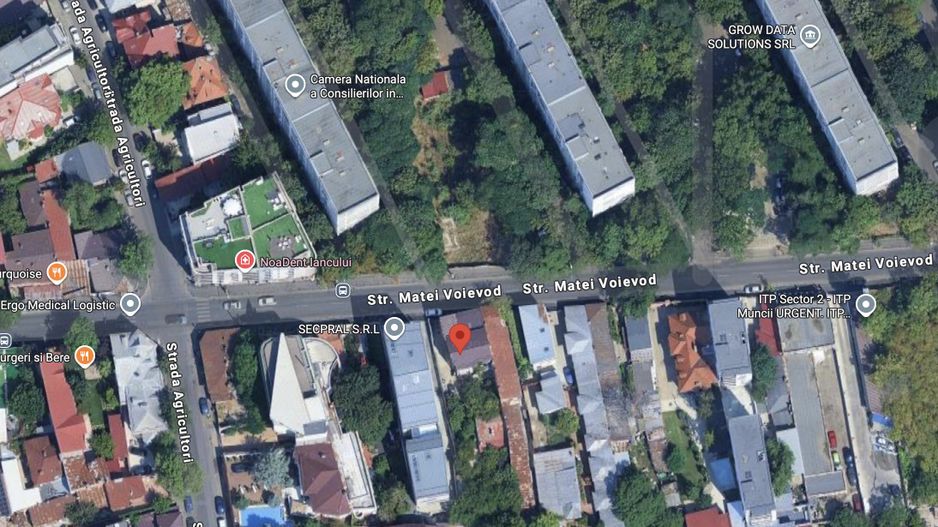 Teren 307 mp cu casă-  Matei Voievod- Posibilitate intaltime P+4 - Poză 1