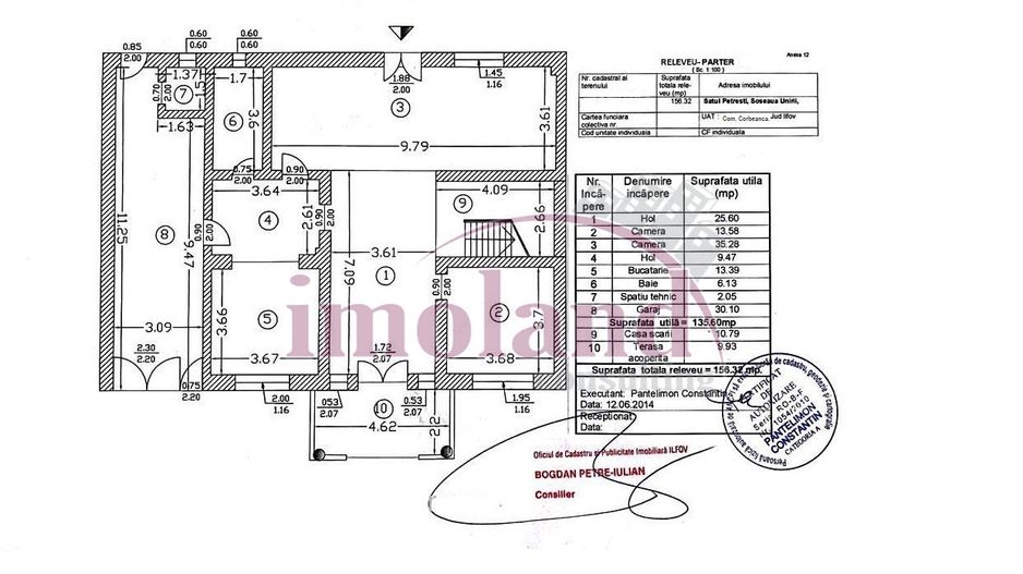 Vila - 8 camere - inchiriere - Corbeanca - Schiță 14