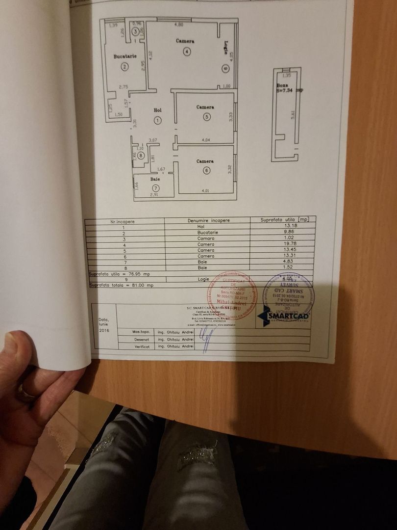 Tipografilor - Popa Sapca 3 camere, et 3, centrala gaz - Poză 33