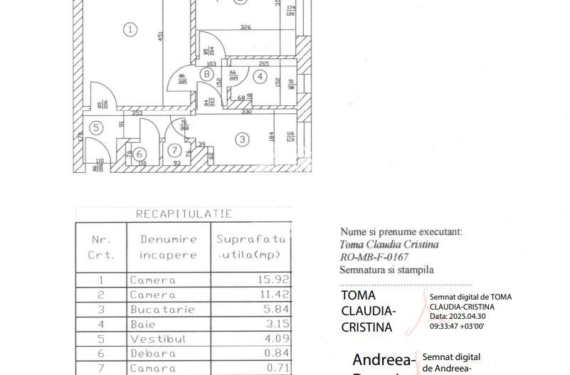 Apartament 2 camere - recent renovat I Drumul Taberei - Schiță 11