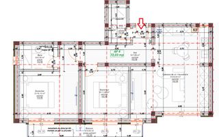 Bloc nou. Apartament cu 3 camere spations. 2 Bai. Etaj 1 - Poză 10