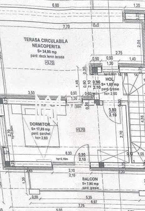 Duplex modern | 4 camere |  Zona Gusterita | Comision 0 - Schiță 6
