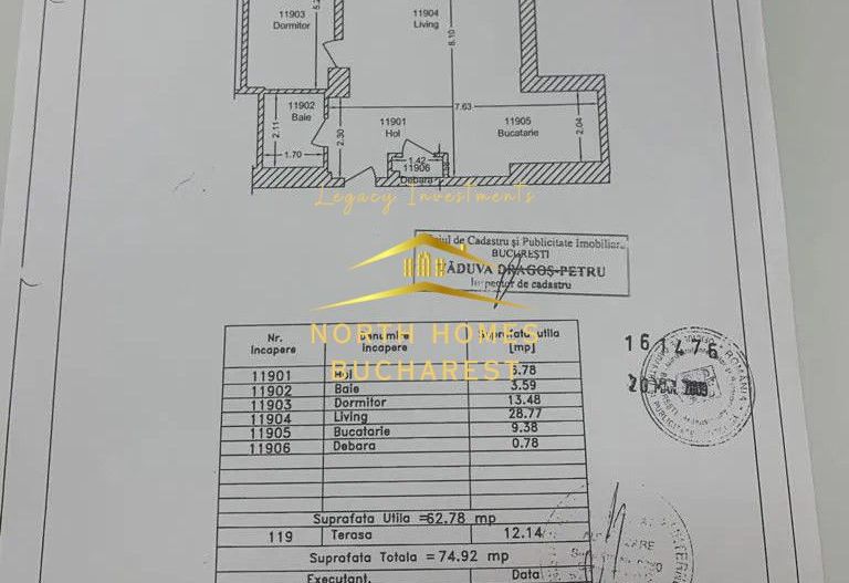 APARTAMENT 2 CAMERE MOBILAT + PARCARE NEW TOWN RESIDENCE - Poză 15
