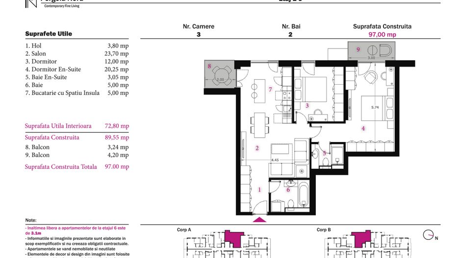 Apartament Tip G, etaj 1 - 6 - Poză 3