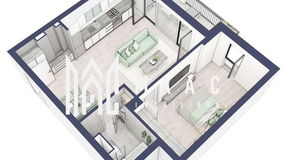 Apartament 2 camere | Etaj 3 | Balcon 10.7 mp | Turnisor - Poză 2