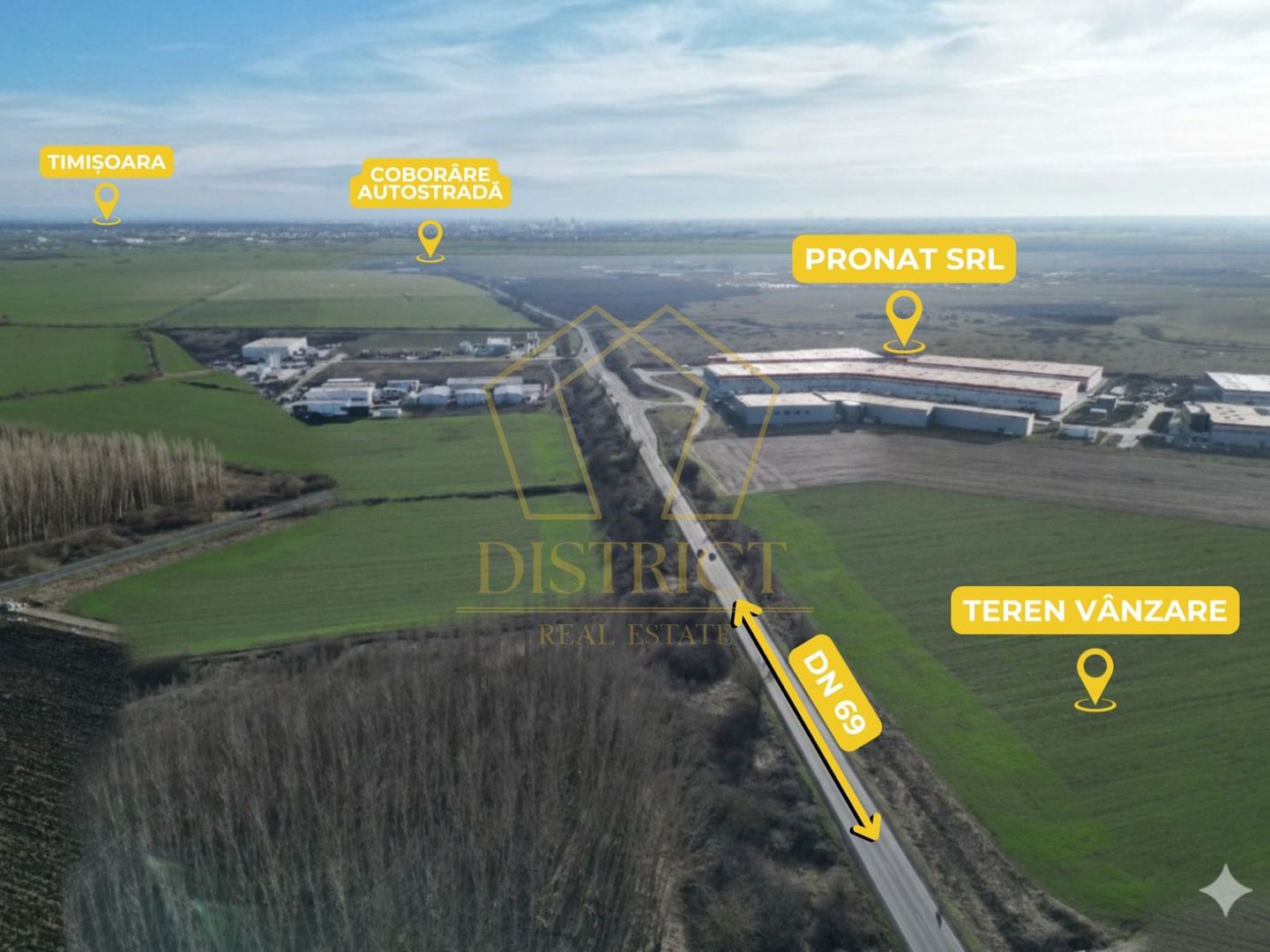 COM 0% Parcele de teren intravilan industrial cu utilitati | Sanandrei - Poză 4