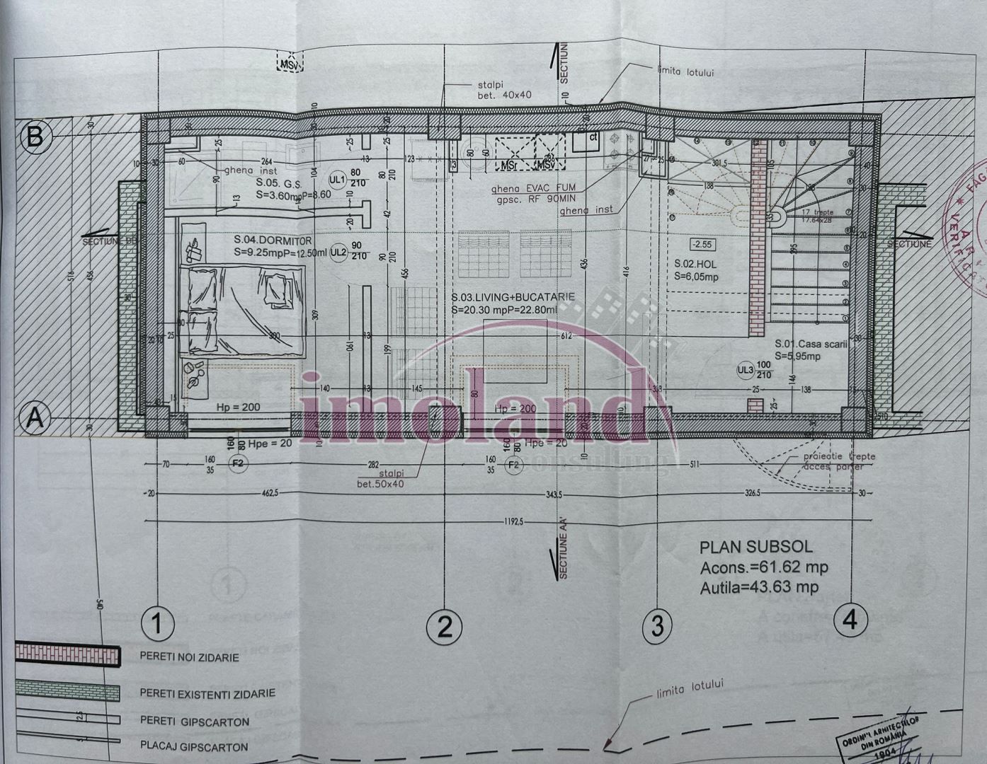 Imobil NOU - D+P+2+M - vanzare - Polona-Calea Dorobanti - Schiță 11