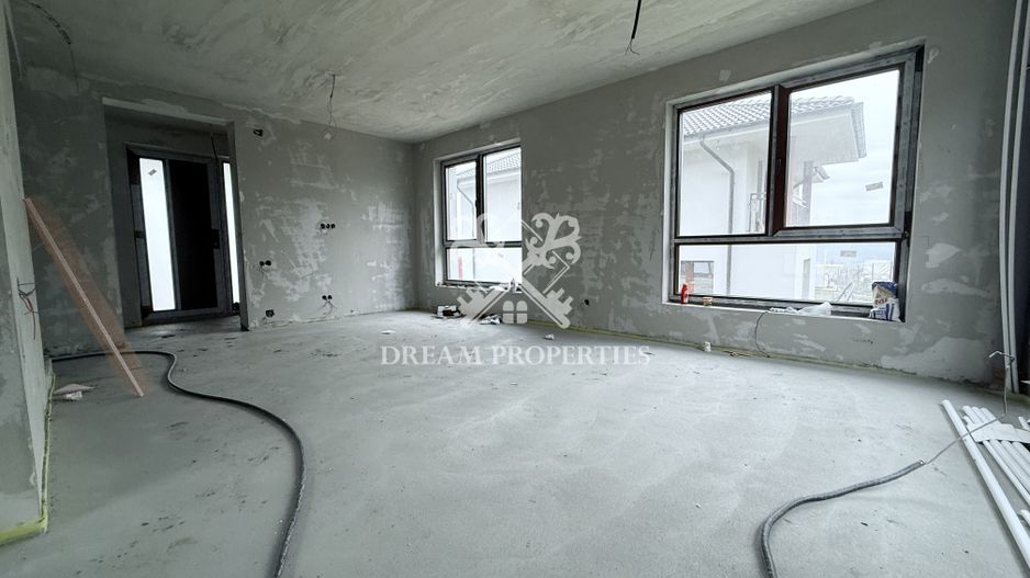 Casa individuala, 119mp, 4 camere, 3 bai, 2 parcari, nZEB, zona Dezmir - Poză 3