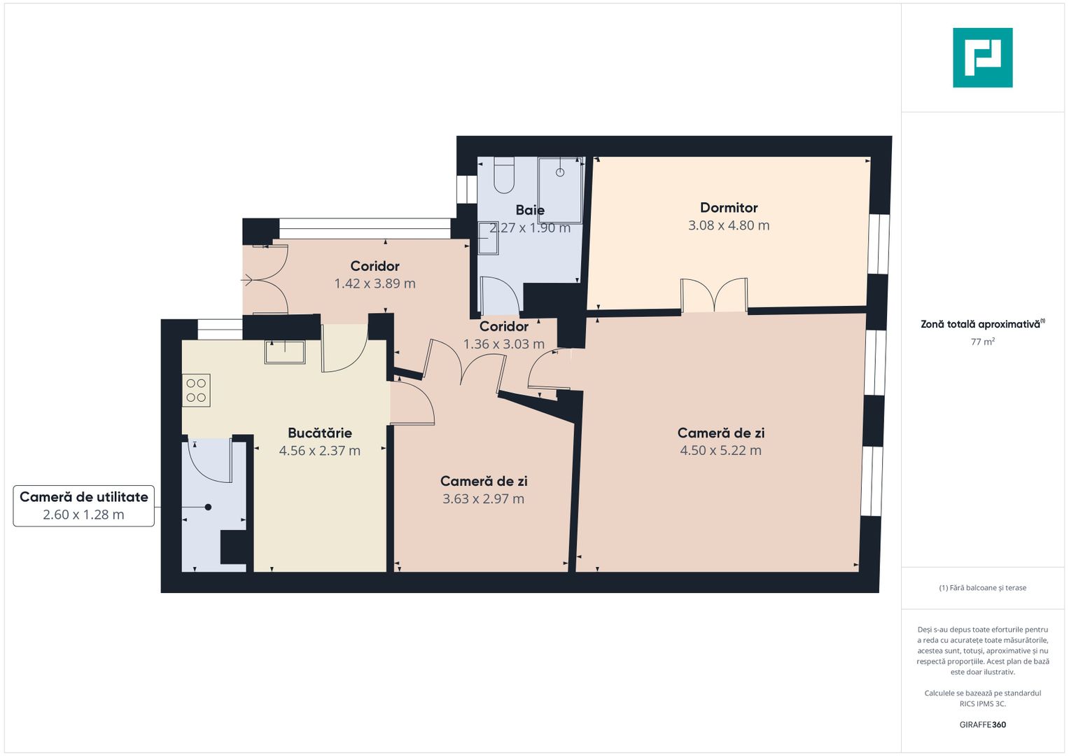 Apartament cu 3 camere, zona Traian, Timişoara - Poză 16