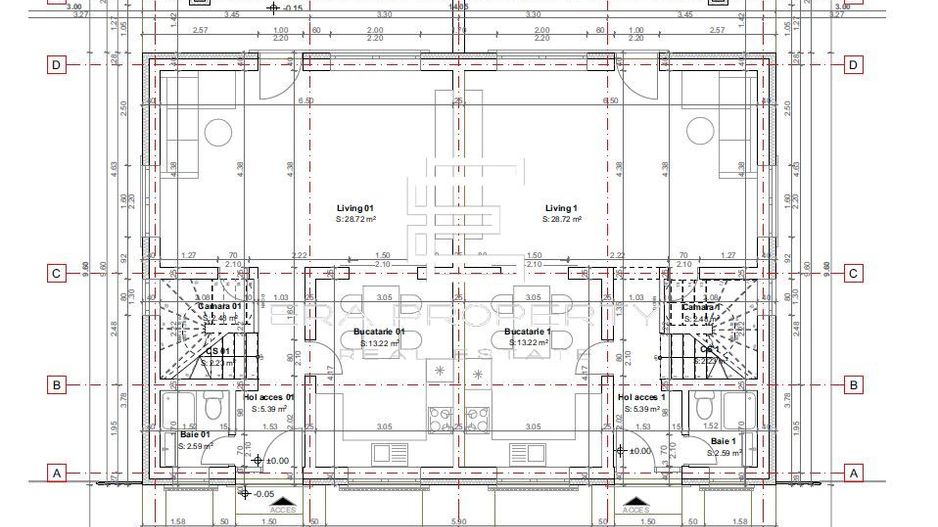 Duplex 4 camere- 120 mp- teren 250 mp- Sura Mica - Schiță 5