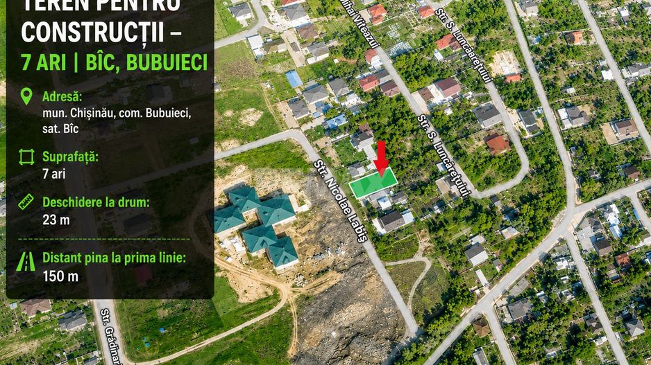 TEREN PENTRU CONSTRUCȚIE – 7 ARI | BÎC BUBUIECI - Poză 1