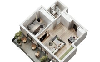 APARTAMENT 2 CAMERE | BLOC NOU | LANGA PARCUL TEI - Poză 8