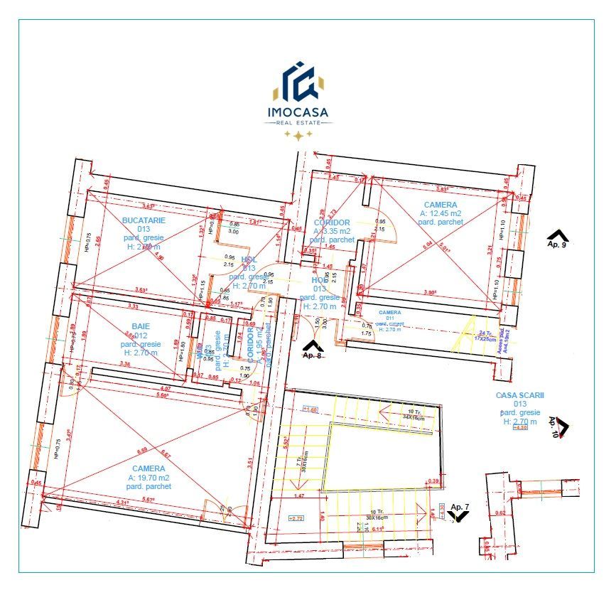 De vânzare Apartament 3 camere de renovat B-dul Decebal Arad - Poză 12