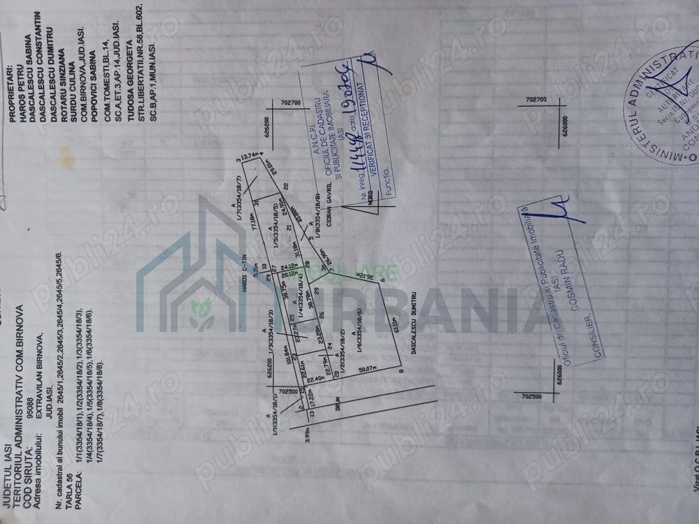De vanzare teren 1300 m patrati in sat Paun,com.Barrnova.pret 14700 euro neg. - Poză 1