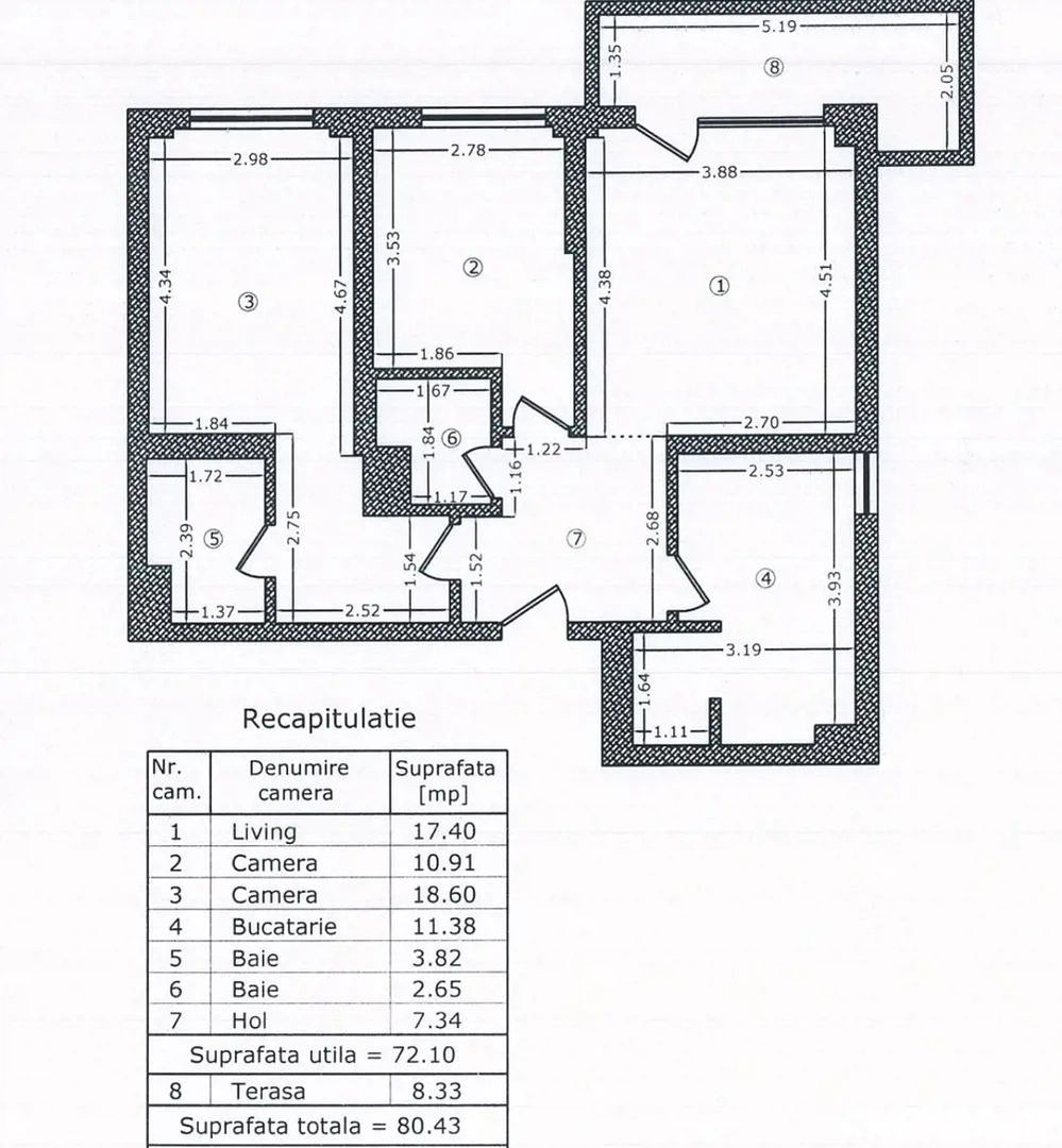 Apartament lux 3 camere,  Aviației Apartments, mobilat premium, parcare & terasă - Poză 7