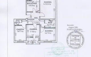 Apartament 4 camere 70 mp 2 bai centrala termica - Inel 2 - Scoala 39 - Schiță 14