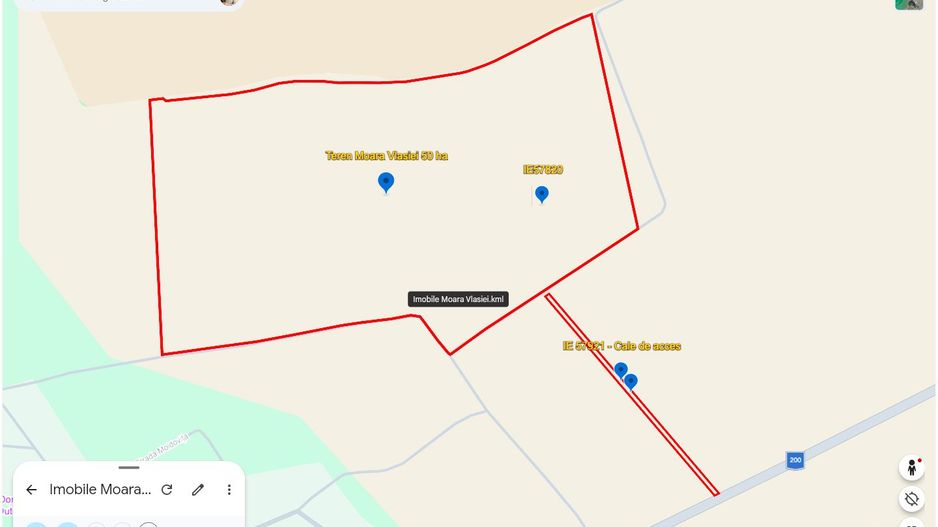 Teren intravilan 50,5 ha – Moara Vlăsiei - Poză 3