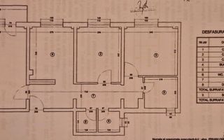 Apartament 3 camere renovat, bloc 1980, reabilitat, Gorjului, Militari - Schiță 9