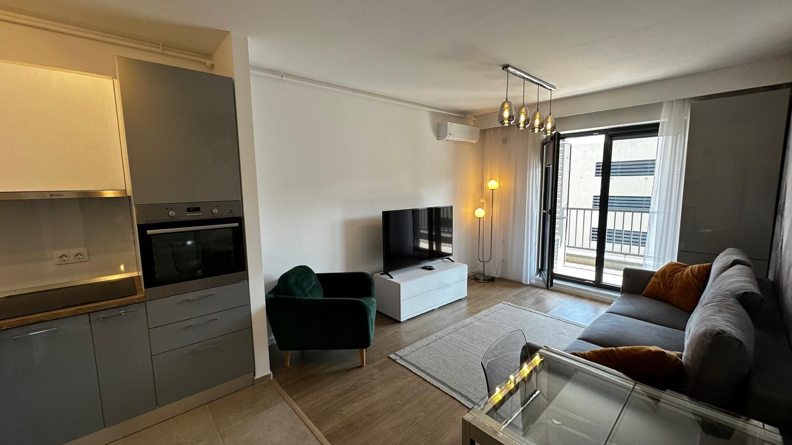 Studio Dublu Superb cu Terasa Generoasa H Pipera Lake - Poză 9