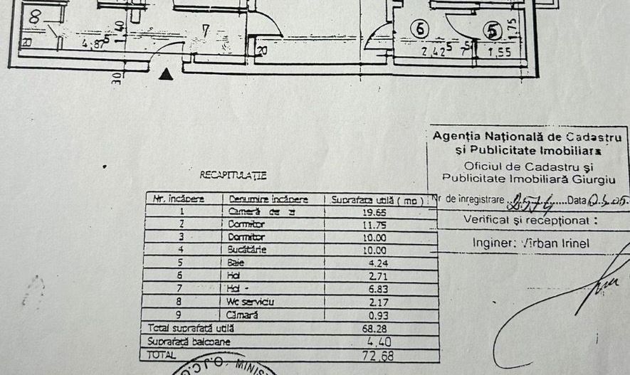 Apartament 3 camere de vânzare – Tineretului, zona Biserică - Poză 9
