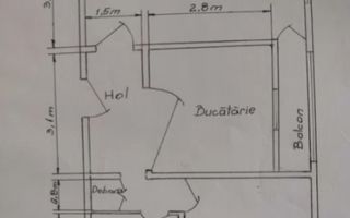 Metrou Aparatorii Patriei decomandat 2 camere IRA Sos Oltenitei - Schiță 8