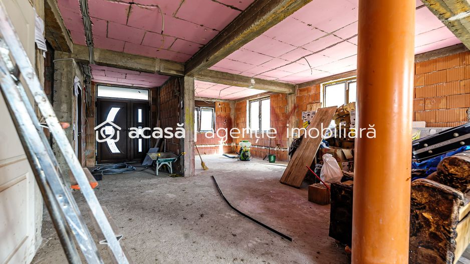 Casă nouă 6 camere semifinalizată în Sântana - Poză 3
