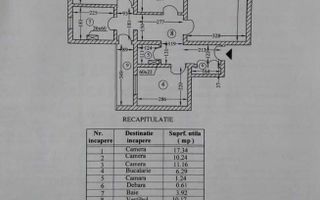 OPORTUNITATE | APARTAMENT 3 CAMERE | DOAMNA GHICA | RENOVAT - Schiță 8