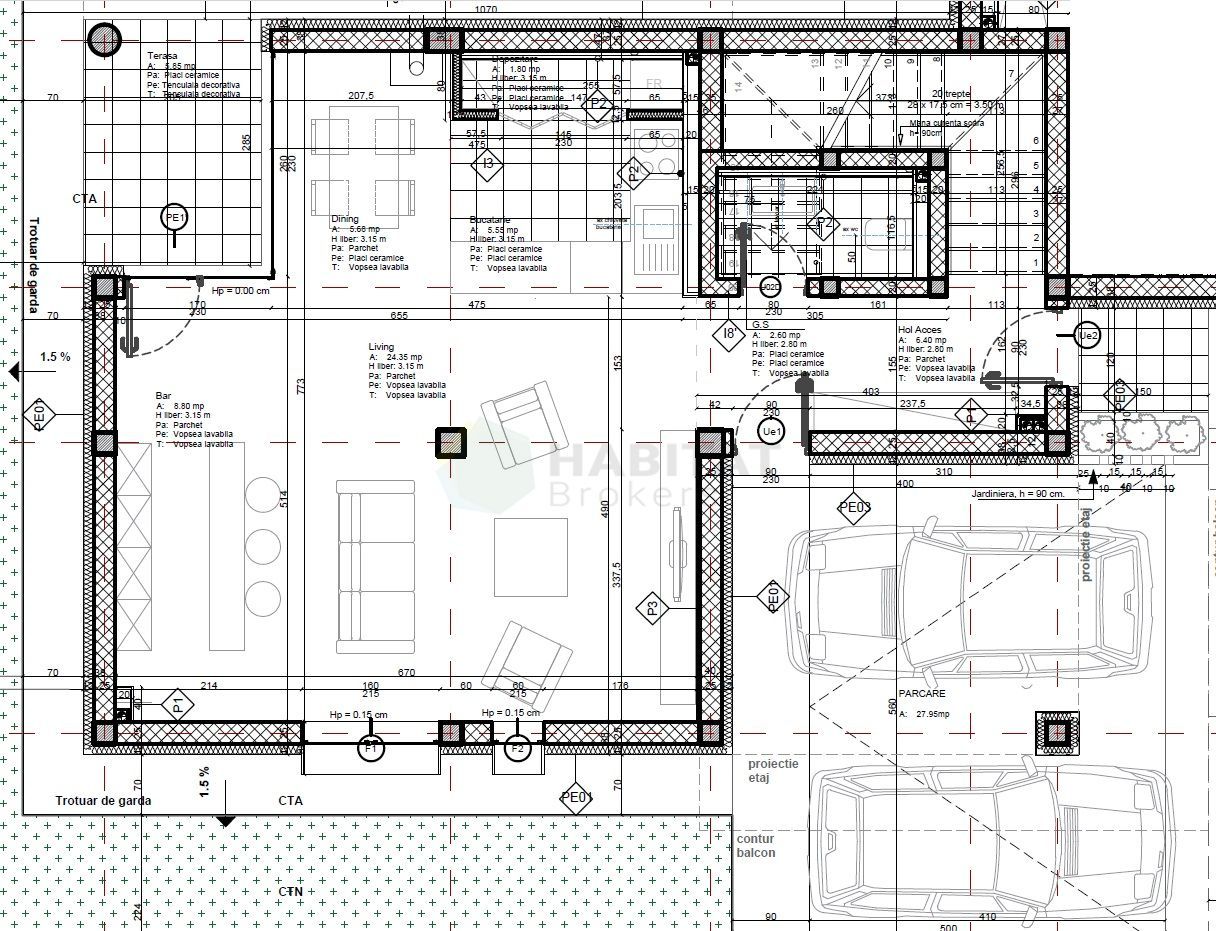VILA IANCU NICOLAE, stil mediteranean, 5 dormitoare, 3 terase, gradina - Schiță 6