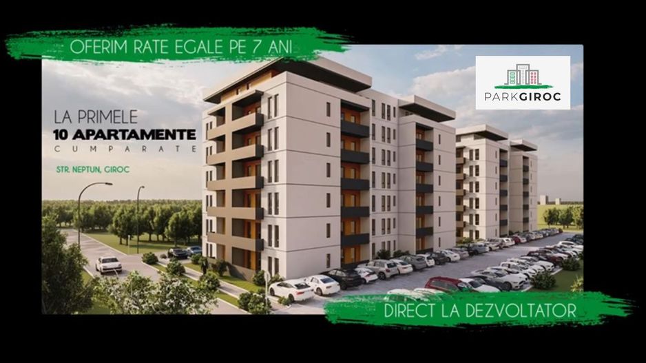 PARK GIROC | RATE LA DEZVOLTATOR 7 ANI | 2 Camere 57mp utili | nZEB - Poză 8