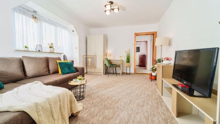 3 camere| 2 dormitoare| 2 bai| centrala proprie| apartament frumos| - Poză 3
