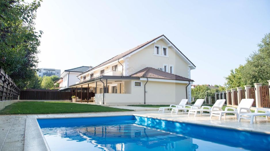 Inchirere casa Smart cu piscină, 5 camere, 5 băi și garaj – Borhanci - Poză 1