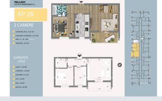 AP. 2CAM MOBILAT - MUTARE IMEDIATA / INCALZIRE PARDOSEALA,TRIPAN! - Poză 2