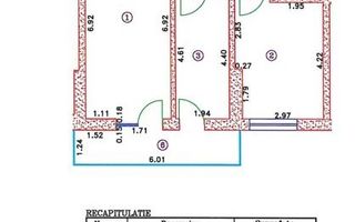 2 Camere 🏢 | Novum Lacul Morii 📍 | Etaj intermediar ⬆️ - Schiță 12