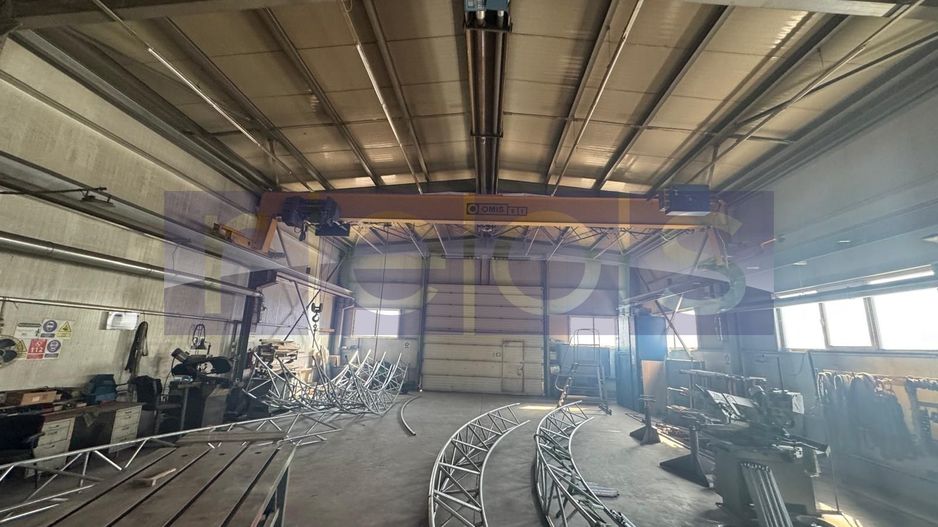 Hală industrială 374mp echipată | Pod rulant + utilaje | Crevedia - Poză 11