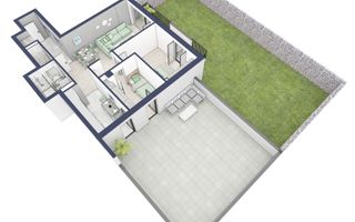 Apartament 3 camere la parter cu grădină și terasă generoasă, Sibiu - Schiță 13